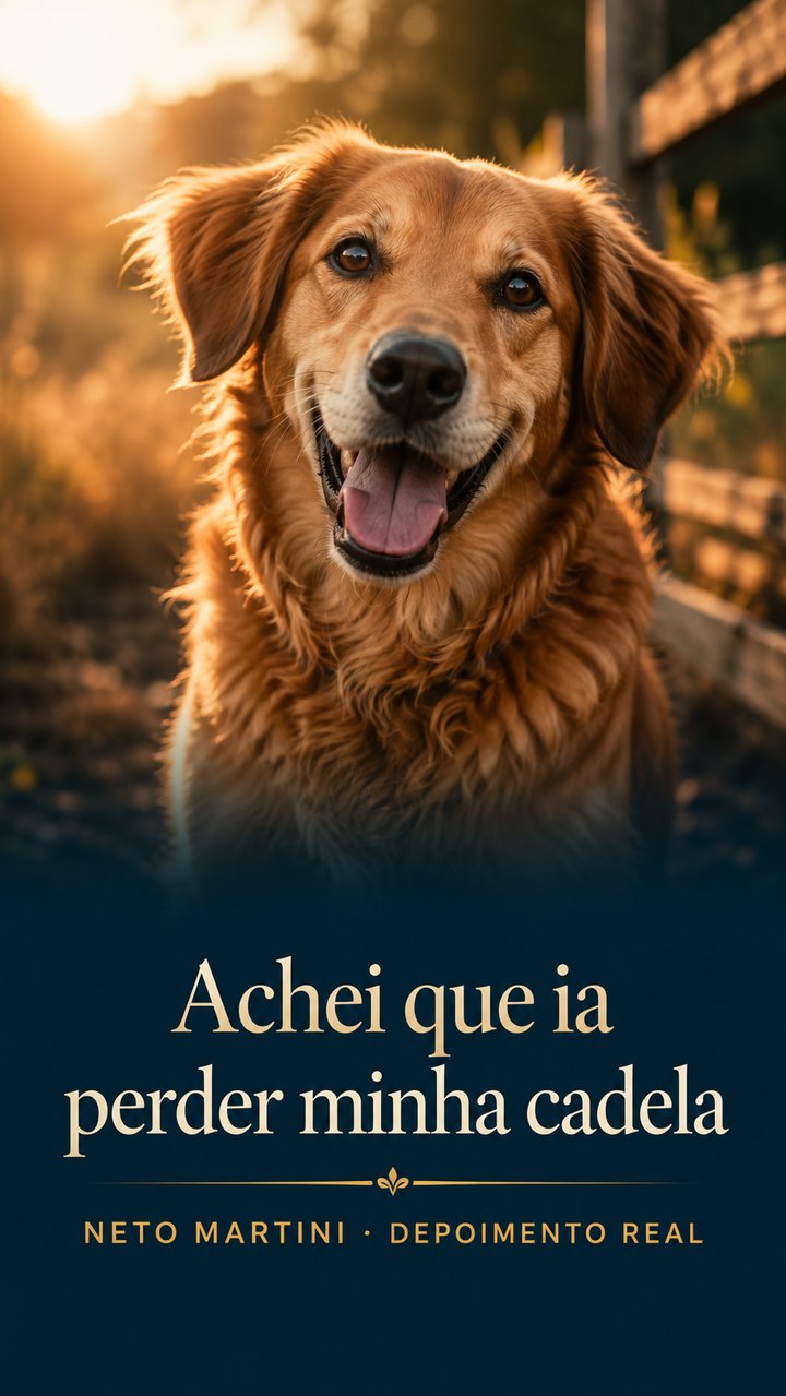 Depoimento de Neto Martini: achei que ia perder minha cadela